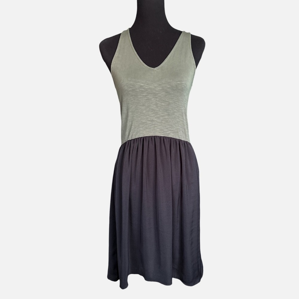 Dolan Left Coast for Anthropologie Fabiana Mixed Media Tank Dress, XS/S